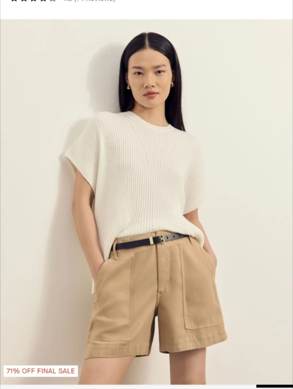 Everlane Utility Shorts In Buttersoft